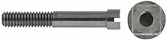 Flash Guard Screw & Nut
for J. Kibler's Ketland Southern Mountain Rifle flintlocks,
6-40 thread, inside mounting screw with square nut.